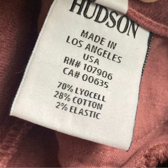 Dusty Pink Hudson Jeans, Sz 29, Nico Style, Midrise Super Skinny - Picture 9 of 14